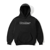 Butter Goods - Satin Logo Applique Pullover Hood (Black)
