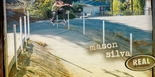 Mason Silva now rides for REAL Skateboards