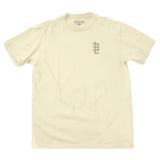 Baseline - Diagonals Tee (Bone/Metallic Gold)