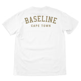 Baseline - Arch Logo Tee (White/Metallic Gold)