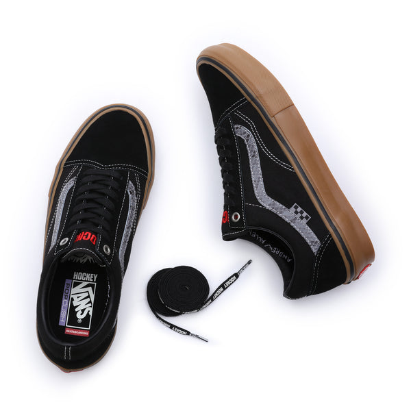 Vans x Hockey Skate Old Skool (Black/Snake Skin)