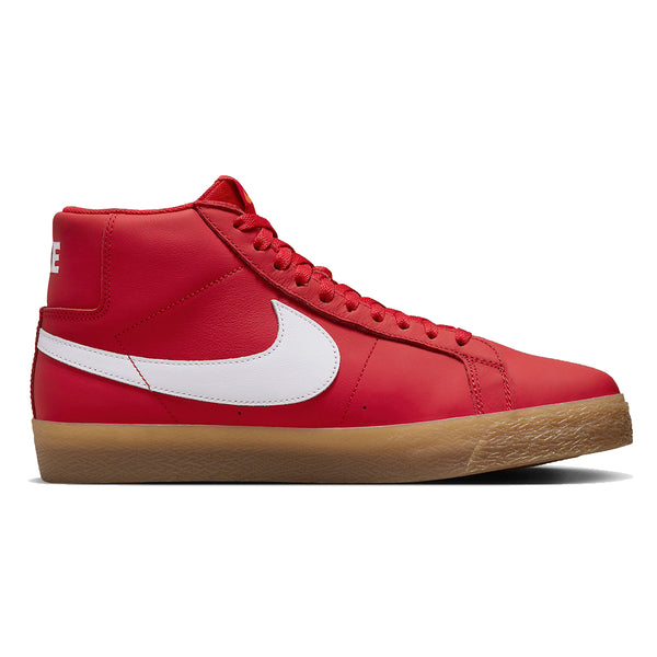 Nike SB Zoom Blazer Mid University Red White Gum baselineskateshop