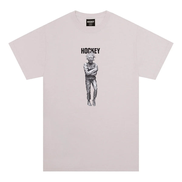 【HOCKEY】NO ONE IS LOOKING TEE ICE GREY Hockey No One Is Looking Tee Ice Grey - Post Modern Skate Shop