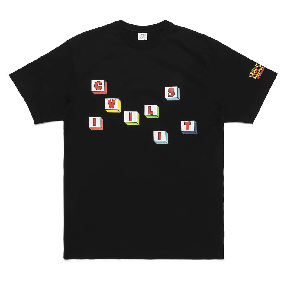 【CIVILIST】 Saufklaun Tee / Faded Navy Civilist