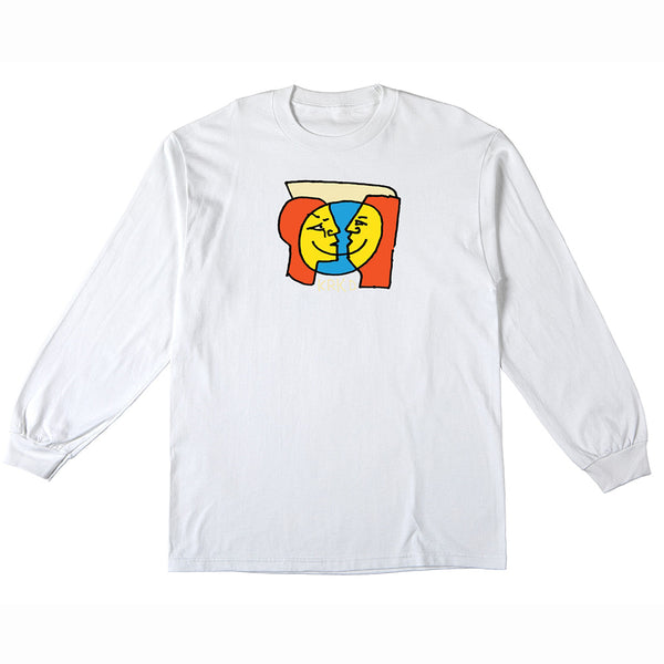 Krooked - Moonsmile Ls Tee (White/Multi)
