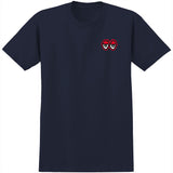 Krooked - Strait Eyes Tee (Navy/Red)