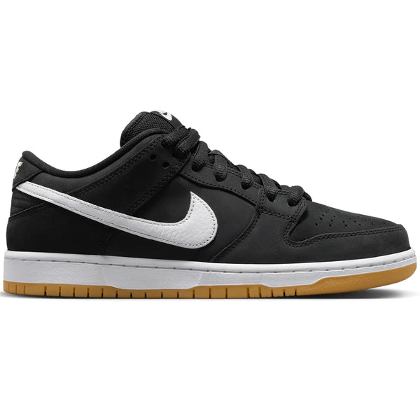 Nike SB Dunk Low Pro Black White Gum UK6