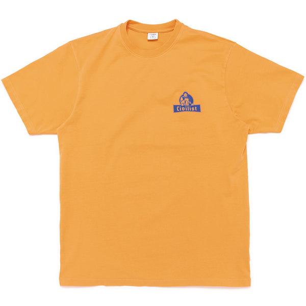 Civilist - Schulle Tee (Blazing Orange) – baselineskateshop