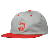 Spitfire - Lil Bighead Adjustable Strapback (Grey/Red)