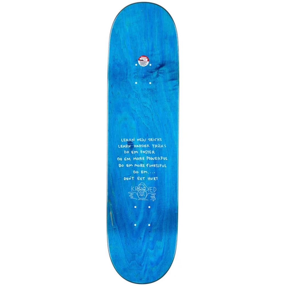 Krooked - Cromer Neon Sticker Deck – baselineskateshop