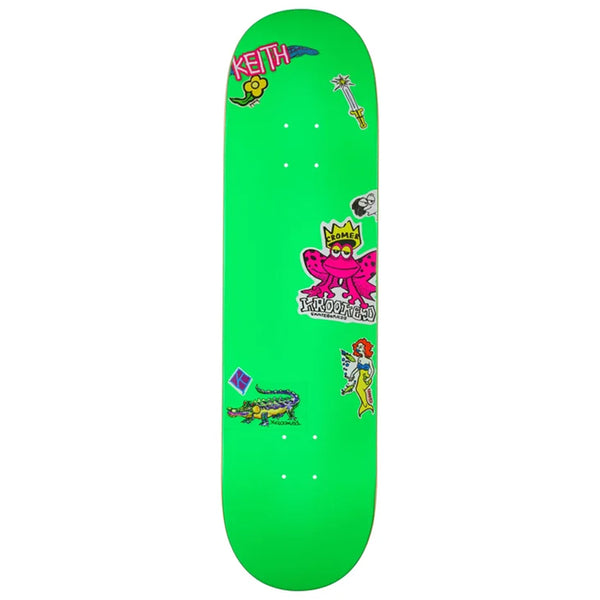 Krooked - Cromer Neon Sticker Deck – baselineskateshop