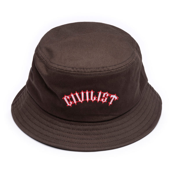 Civilist - Spike Bucket Hat (Brown)