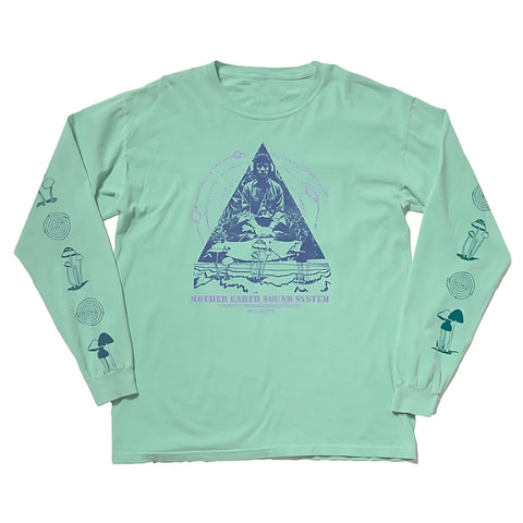 The Quiet Life - Earth Sound Pigment Dyed Ls Tee (Mint)
