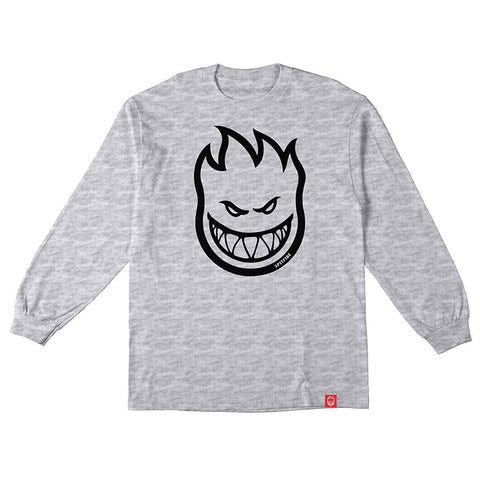 Spitfire - Bighead LS Tee (Ash Grey/Black)