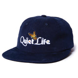 The Quiet Life - Butterfly Cord Polo Cap (Navy)