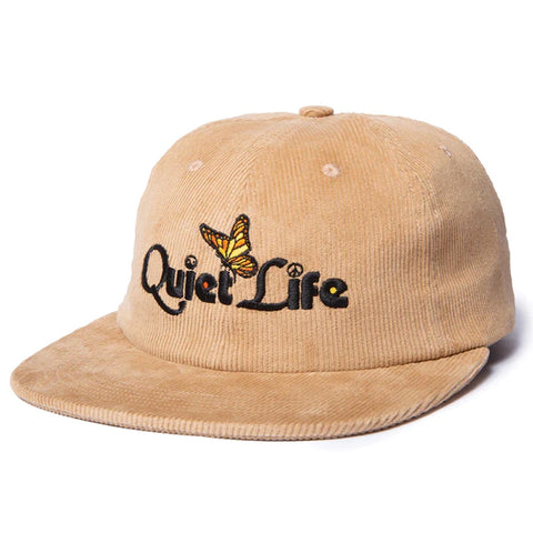 The Quiet Life - Butterfly Cord Polo Cap (Tan)