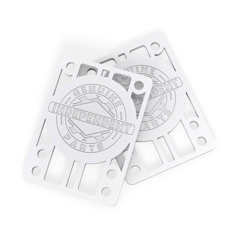 Independent - Riser Pads (White) (Pair)
