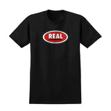 Real - Oval Tee (Black/Red)