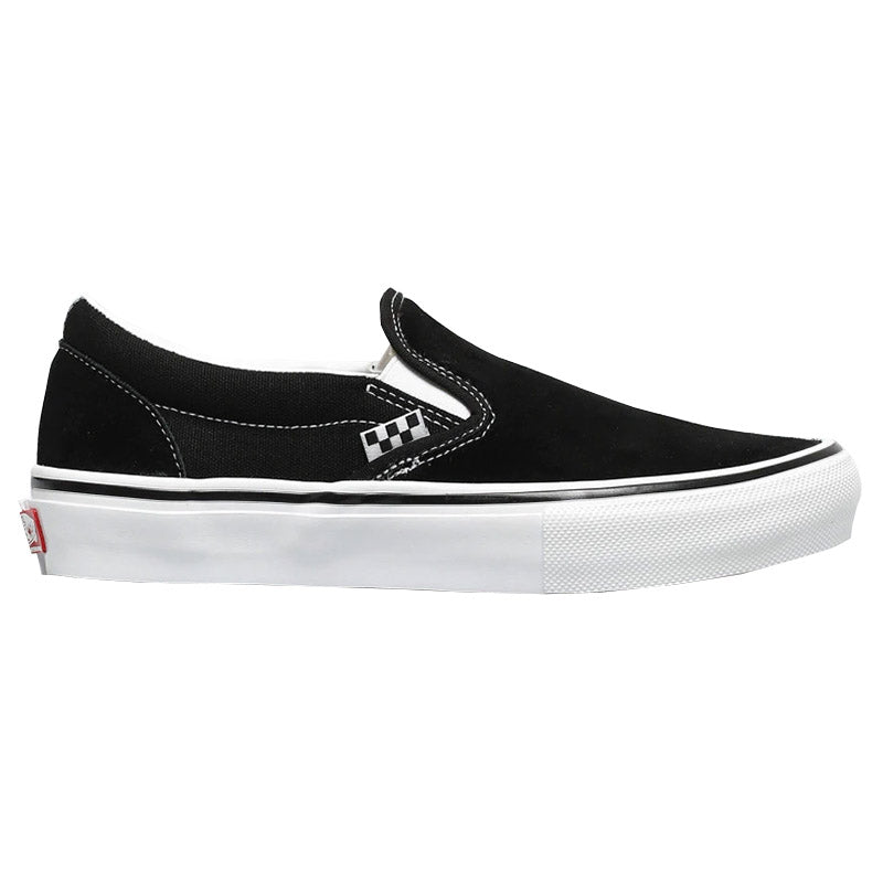 Vans - Skate Slip On (Black/White) – baselineskateshop