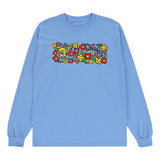 Krooked - Sweatpants LS Tee (Light Blue)
