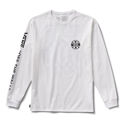 Vans - Off The Wall Check Graphic LS Tee (White)